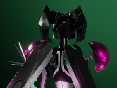 3D Malejest Transformers Prime Character Rig Low-poly 3D model