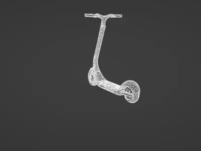 Futuristic Electric Scooter 3D Model   3D model