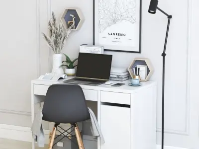 Office workplace 33 3D model