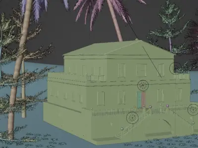 GHOST HOUSE Low-poly 3D model purchase