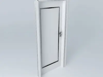 Sapele Interior Door NOTE Free 3D model