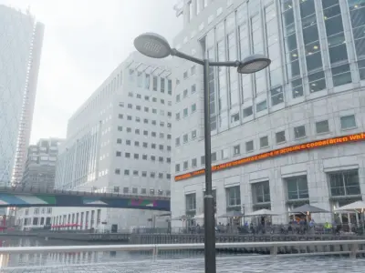 Street Light 15 version 2 3m with pole 3 Low-poly 3D model