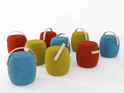 Carry On stool 3D model