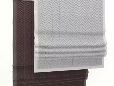 Roman shade v 3D model