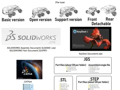 NASA Mars Rover Concept 3D model