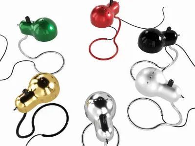 Table lamp Minitopo 3D model