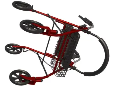Rollator Walker 3D model