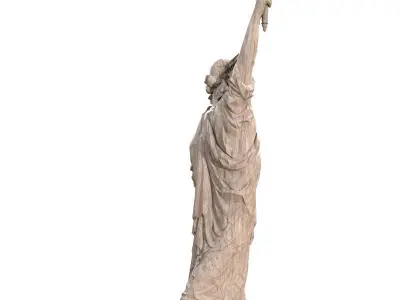 Statue of Liberty Ready Print model 3D model