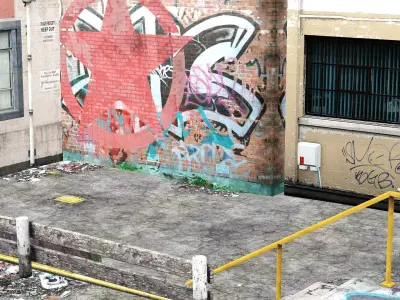 Crime Town All Setup Place 3D Model Low-poly 3D model