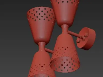 Delightfull Cairo Perforation Copper 3D model