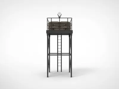 Harbour Tower guard  3D model