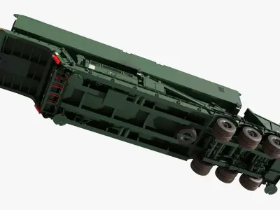  Hypersonic TEL Trailer Full Green Transport 