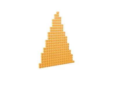 Arrow Cube Style v1 002 Low-poly 3D model