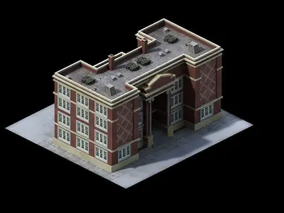 Heterogeneous - Building 03 3D model