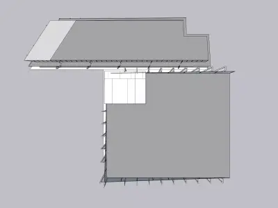 Modern Commercial Glass Building 3D Model Low-poly 3D model