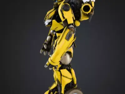 bumblebee transformers Sci-Fi Mecha Robot 3D print model