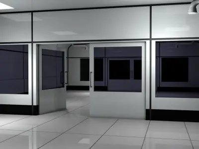 Sci Fi Room 3D model