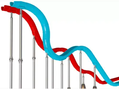 water slides 3D model