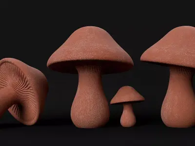 Mushroom 3D print model
