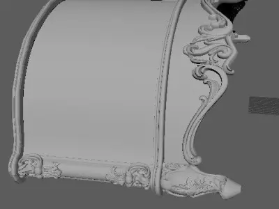 MIRROR STAND 3D model