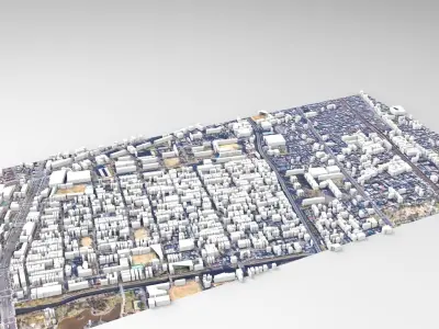 Osaka Japan Free 3D model