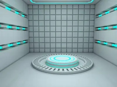Interior 3D model shop