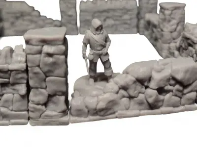 Stone Walls 3D print model