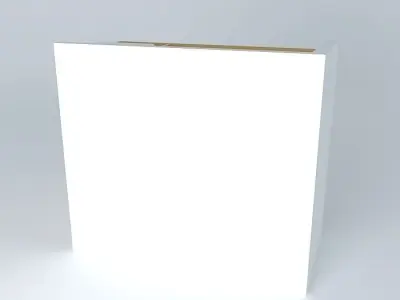 Closet wooden with light Free 3D model