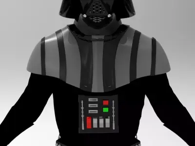 Darth Vader Armor from Episode 3 ROTS Accurate 3D print model