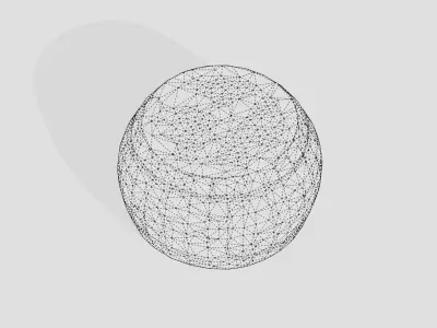 cylindrical column base Low-poly 3D model