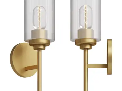  Juno Industrial Iron Cylinder Wall Sconce 3D model
