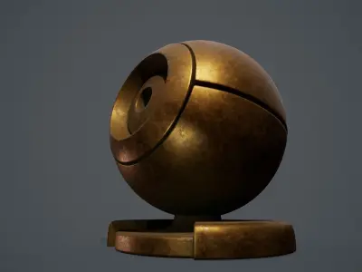 Steampunk  metals Substance Painter Smart Material Texture Texture