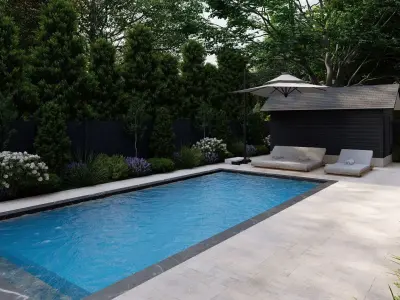Garden Landscape 3D Model - SketchUp and Lumion Scene 3D model