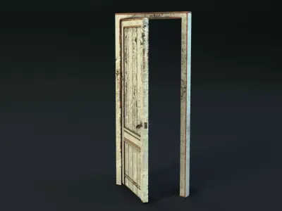 Old door 3D model