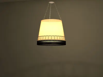 Drum Chandelier light 3D model