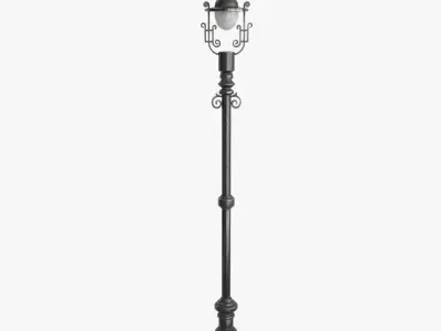 Street Light v1 Low-poly 3D model
