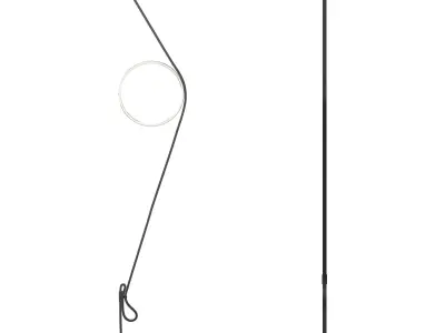 WireRing Plug-In Wall Light 3D model