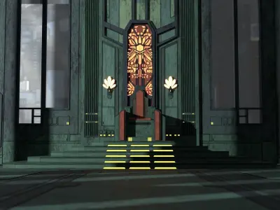 Mandalorian Throne Room 1-18 scale Kenner Hasbro 3D print model