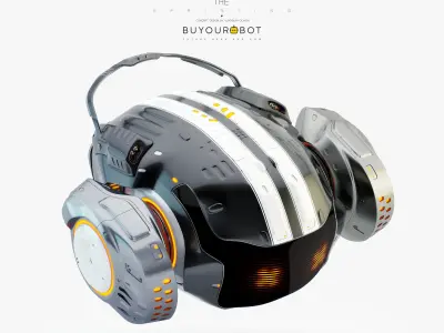 Sprinting drone 3D model