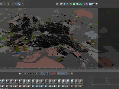 Riyadh City 3d model Low-poly 3D model