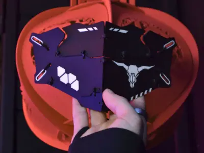 Techwear Cyberpunk Mask Puck 3D Model STL 3D print model