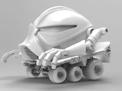 Moonwalker Robothelmets Series Sci Fi 3D print model