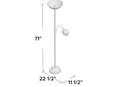 Drumcrow Torchiere Floor Light Lamp 3D model
