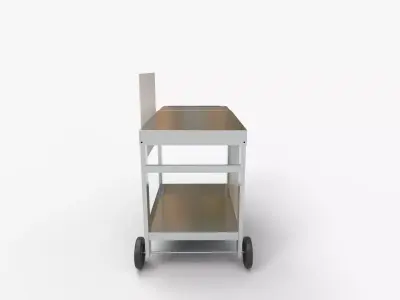 COOK IN GARDEN Media tuinstandaard voor plancha 3D model