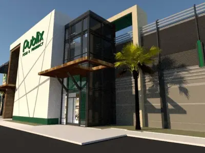 Contemporary Publix Design 3D model