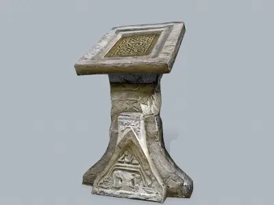 lectern Low-poly 3D model