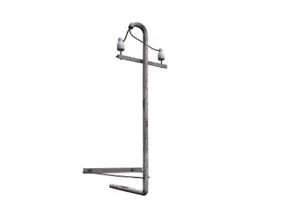 electrical network element Low-poly 3D model