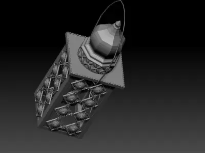 oriental lantern nice 3D model