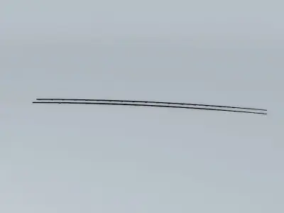 Eco Rail N/Gauge Long Curve Old Steam Days Free 3D model
