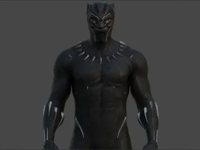 Black Panther - T challa - from Avengers Infinity War 3D Model 3D model